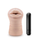 M for Men - Skye Masturbator Met Bullet Vibrator - Mond - PlayForFun
